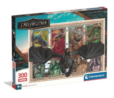 Clementoni: Puzzle 300el. - How To Train Your Dragon