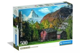 Clementoni: Puzzle 500el. Compact HQ - Charming Matterhorn
