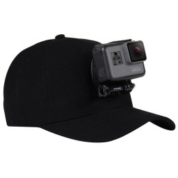 Czapka PULUZ z mocowaniem do kamery sportowej (czarna)