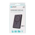 ESTUFF ES641101 bank mocy 10000 mAh Bezprzewodowe ładowanie Czarny