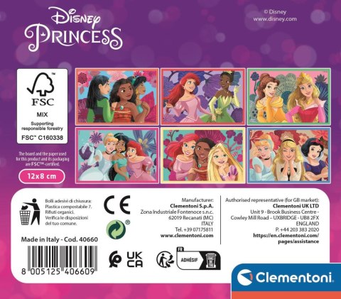 Klocki 6 El. Princess | Clementoni