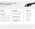 KABEL ZASILAJĄCY C14117BK-1.8M USB-C / DC-3.0/4.5-W 1.8 m UNITEK