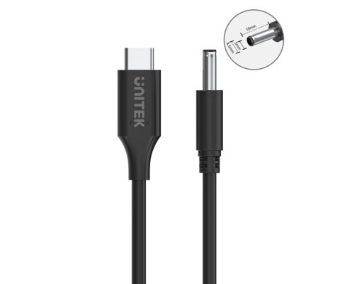 KABEL ZASILAJĄCY C14120BK-1.8M USB-C / DC-3.0/4.5-W 1.8 m UNITEK