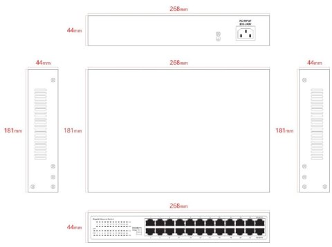 Lanview LVN-1U-24PORT-1G bez kategorii