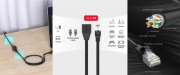 PRZEDŁUŻACZ RJ-45 C1896BK-2M 2 m UNITEK