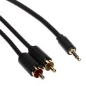 PRZEWÓD C19021BK03 2 x CINCH / Jack TRS 3.5 mm 1.5 m UNITEK
