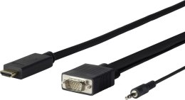 Vivolink PROHDMIVGA1 adapter kablowy 1 m HDMI Typu A (Standard) VGA (D-Sub) Czarny