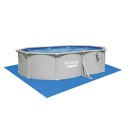 Basen ogrodowy panelowy całoroczny 500x366x122 cm 13w1 Bestawy 56586
