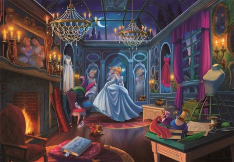 Clementoni - Puzzle 500el. Book - Cinderella, Princess Ever After Collection