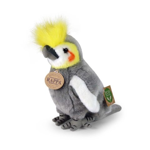 Rappa - Pluszowa realistyczna maskotka Papuga Kakadu Nimfa 18 cm Eco-Friendly