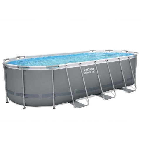 Basen ogrodowy stelażowy 549 x 274 x 122 cm 17w1 Bestway 56710