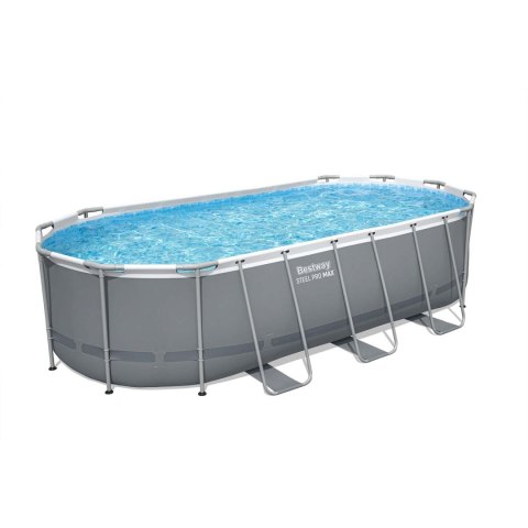 Basen ogrodowy stelażowy 549 x 274 x 122 cm 17w1 Bestway 56710