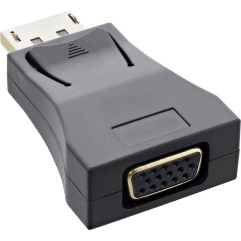 InLine 17196C adapter kablowy DisplayPort male VGA Czarny