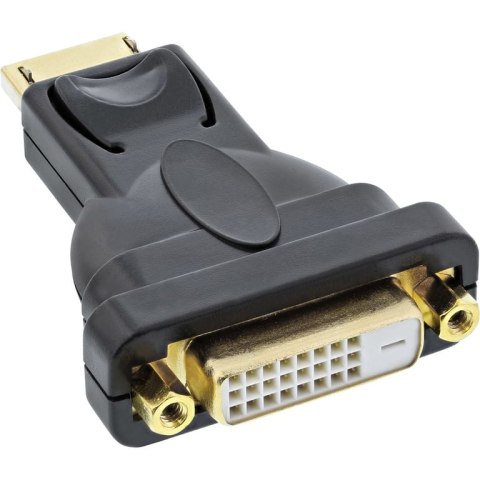 InLine 17199J adapter kablowy DisplayPort male DVI-D Czarny