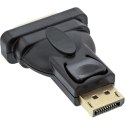 InLine 17199J adapter kablowy DisplayPort male DVI-D Czarny