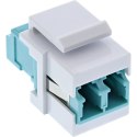 InLine 89988B adapter światłowodowy 1 szt. Biały
