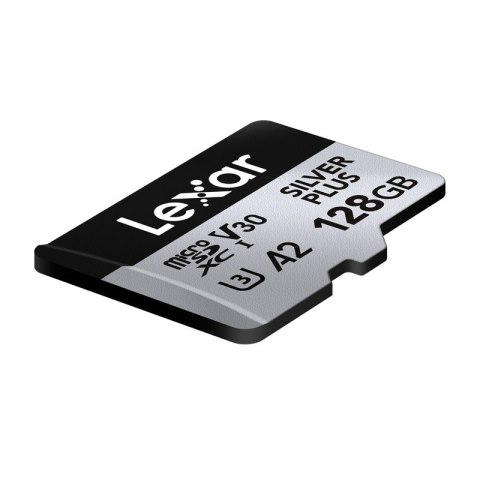 Zestaw 2 kart pamięci Lexar High-Performance Silver Plus microSDXC 2x128GB + adapter