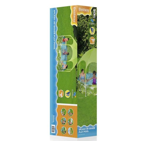 Basen stelażowy dla dzieci z daszkiem 244x51 cm Bestway 56432