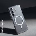 Crong Hybrid Clear Magnetic - Etui MagSafe Samsung Galaxy A37 / A36 (przezroczysty)