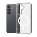 Crong Hybrid Clear Magnetic - Etui MagSafe Samsung Galaxy S26+ (przezroczysty)