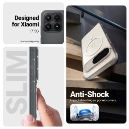 Crong Hybrid Clear Magnetic - Etui MagSafe Xiaomi 17 (przezroczysty)