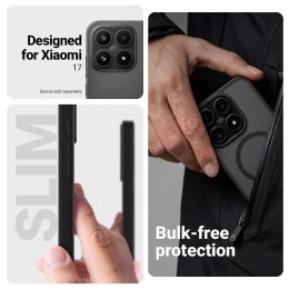 Crong Hybrid Matte Magnetic - Etui MagSafe Xiaomi 17 (zielony)