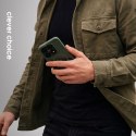 Crong Hybrid Matte Magnetic - Etui MagSafe Xiaomi 17 (zielony)