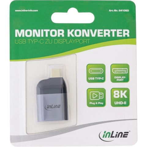 InLine 64106D adapter kablowy Szary