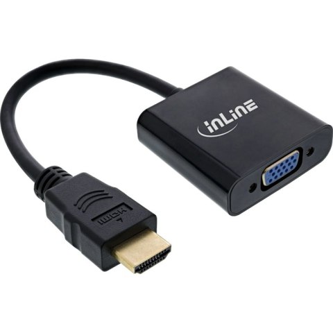InLine 65003B adapter kablowy 0,1 m Czarny
