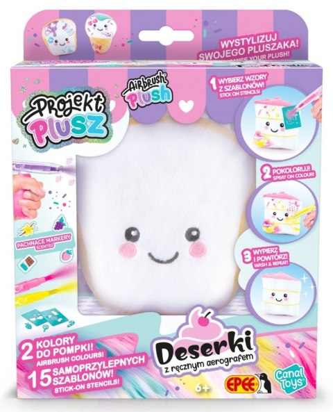 Projekt Plusz - DESERKI - Zestaw z ręcznym aerografem, Chałka