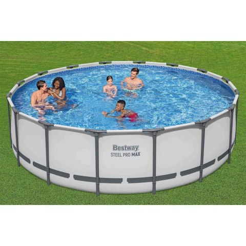 Basen ogrodowy stelażowy 488 x 122 cm 19w1 Bestway 5612Z