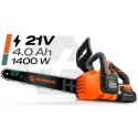 Piła łańcuchowa 12" akumulatorowa pilarka do drewna Humberg HM-436
