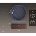 Dmuchane SPA Lay-Z Toronto 7 osobowe hydromasaż WiFi Bestway 6001W
