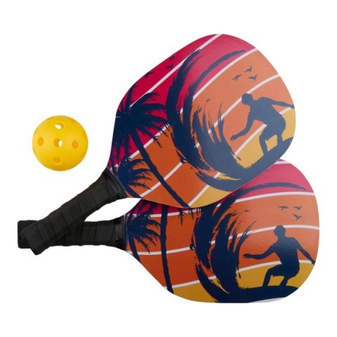Eddy Toys - Zestaw do gry w pickleball z rakietkami i piłką 3 elementy