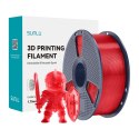 Filament SUNLU PLA+ 1.75mm 1kg (przezroczysty czerwony)