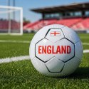 Piłka nożna treningowa England 32 panele r. 5 (biały / czerwony)