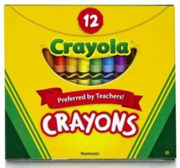 Crayola: Bezpieczne Trwałe Kredki Świecowe Żywe kolory12 szt.