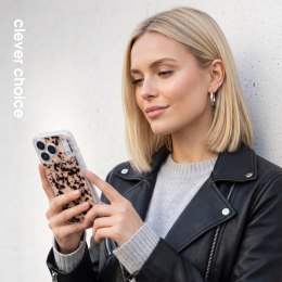 Crong Deluxe MAG Cover - Etui iPhone 17 Pro MagSafe (Blonde Tortoise)