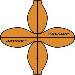 Dunlop - Piłka do koszykówki outdoor 8 paneli r.7 (pomarańczowy)