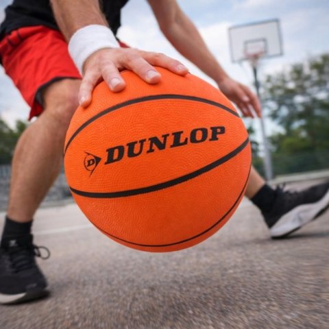 Dunlop - Piłka do koszykówki outdoor 8 paneli r.7 (pomarańczowy)