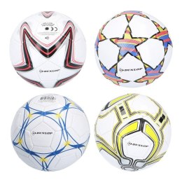 Dunlop - Piłka nożna treningowa mini dla dzieci 32 panele r.2 (biały / czerwony)