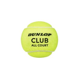 Dunlop - Piłki tenisowe Club All Court 3 szt. (żółty)