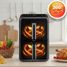 Frytkownica beztłuszczowa dwukomorowa pionowa 11.6 l Air fryer frytownica Berdsen 3000W BD-663