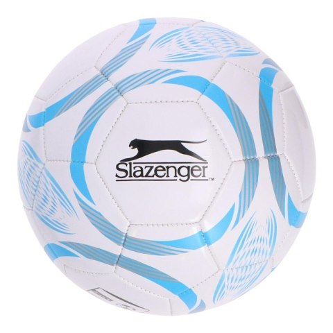 Slazenger - Piłka nożna treningowa 32 panele r. 5 (biały / niebieski)
