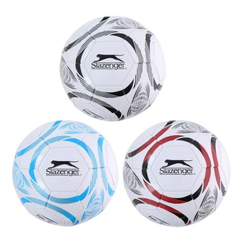 Slazenger - Piłka nożna treningowa 32 panele r. 5 (biały / niebieski)