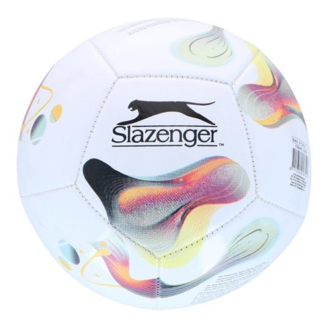 Slazenger - Piłka nożna treningowa mini dla dzieci 12 paneli r.2 (biały / żółty)