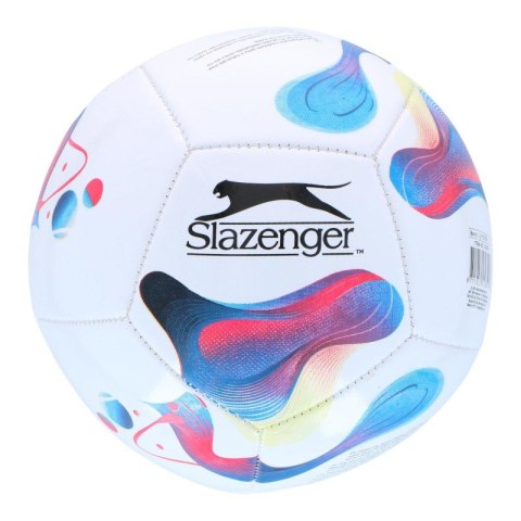 Slazenger - Piłka nożna treningowa mini dla dzieci 12 paneli r.2 (biały / niebieski)