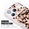 Crong Deluxe MAG Cover - Etui iPhone 17 Pro Max MagSafe (Blonde Tortoise)