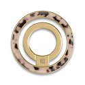 Crong Deluxe RING Holder - Magnetyczny uchwyt do telefonu MagSafe (Blonde Tortoise)