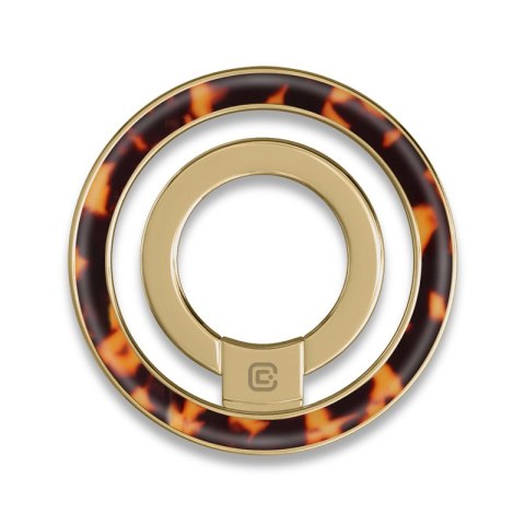 Crong Deluxe RING Holder - Magnetyczny uchwyt do telefonu MagSafe (Tortoise)